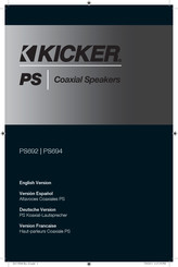 Kicker PS Serie Manual De Instrucciones