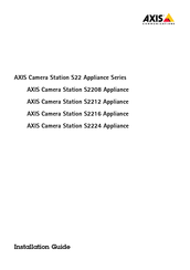 Axis Communications Camera Station S2208 Appliance Guia De Instalacion