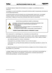 Ragazzini PSF2 Instrucciones Para El Uso