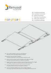 Renusol FS18-S Manual De Instalación