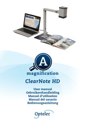 Optelec ClearNote HD Manual Del Usuario