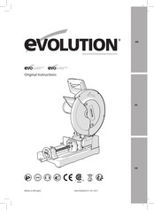 Evolution EVOSAW 380 Manual De Instrucciones