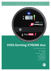 VOSS.farming XTREME duo X130 Manual Del Usuario