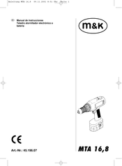 m&k 45.196.07 Manual De Instrucciones