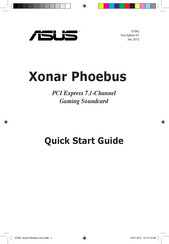 Asus Xonar Phoebus Guia De Inicio Rapido