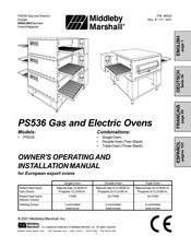 Middleby Marshall PS536 Manual De Instrucciones