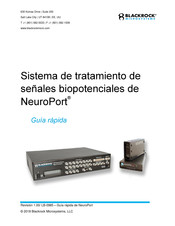 Blackrock NeuroPort Guía Rápida