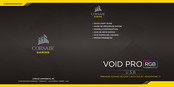 Corsair Gaming VOID PRO RGB Manual Del Usuario