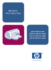 HP deskjet 980c Guía De Referencia Rápida