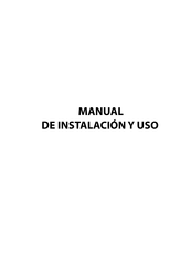 UR FOG EASY 1C Manual De Instalacion Y Uso