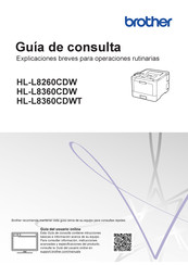 Brother HL-L8360CDWT Guia Del Usuario