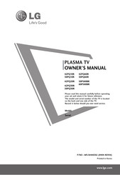 LG 50PQ10R Manual De Uso