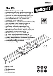 wolfcraft FKS 115 Manual De Instrucciones
