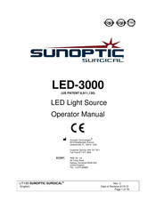 Sunoptic Surgical LED-3000 Manual De Usuario