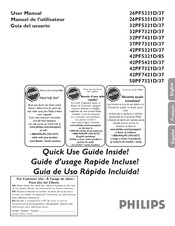 Philips 32PF7421D/37 Guía De Uso Rápido