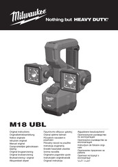 Milwaukee M18 UBL Manual Original