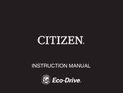 Citizen Eco-Drive E81 Serie Manual De Instrucciones