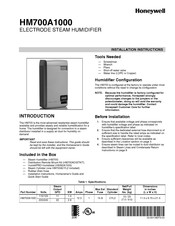 Honeywell HM700A1000 Manual Del Usuario