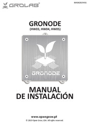 Open Grow GROLAB GRONODE HW05 Manual De Instalación