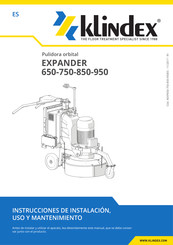 Klindex 950 Instrucciones De Instalación, Uso Y Mantenimiento