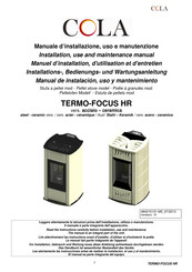 Cola T.FOCUS HR ACC Manual De Instalación, Uso Y Mantenimiento