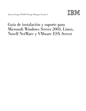 IBM DS3000 Guía De Instalación Y Soporte