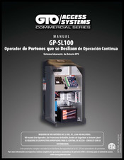 GTO Access Systems Commercial Serie Manual Del Usuario