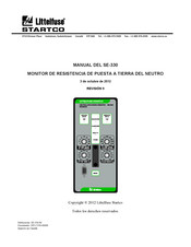 Littelfuse Startco SE-330 Manual Del Usuario