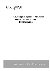 Exquisit EGSP 6012-E-030E Manual De Instrucciones De Uso