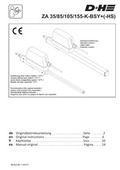 D+H ZA Serie Manual Original