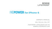 LifeProof FREPOWER Manual Del Proprietário