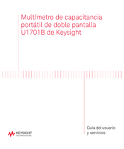 Keysight U1701B Guía Del Usuario Y Servicios