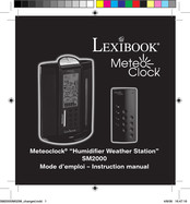 LEXIBOOK Meteoclock SM2000 Manual Del Usuario