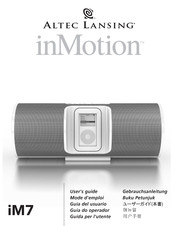 Altec Lansing inMotion iM7 Guia Del Usuario