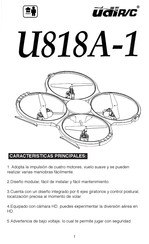 udir/c U818A-1 Manual De Instrucciones