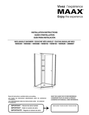 MAAX 105543 Guía Para Instalación