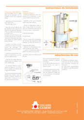 Italiana Camini TEKNO 2 Instrucciones De Instalación