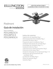 Craftmade ELLINGTON PD52WW5C4 Guia De Instalacion