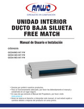 anwo GEDA09EI-INT-FM Manual De Usuario E Instalacion