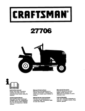 Craftsman 27706 Manual De Instrucciones