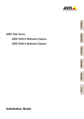 Axis V59 Serie Guia De Instalacion