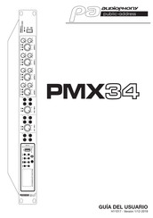 audiophony PMX34 Guia Del Usuario