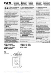 Eaton NZM2-160-XKC Instrucciones De Montaje