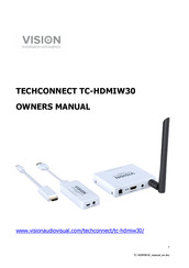 Vision TC-HDMIW30 Manual Del Propietário