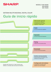 Sharp MX-7000N Guia De Inicio Rapido