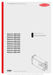 Fronius Selectiva 4045 Manual De Instrucciones