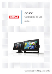 Simrad GO XSE Guía Rápida De Uso