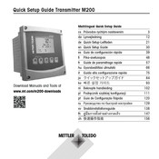 Mettler Toledo M200 Guía De Configuración Rápida