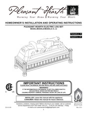 GHP Group PLEASANT HEARTH L-24 Instrucciones De Instalación