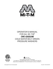 Mi-T-M CWC-GASOLINE Manual Del Usuario